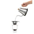 thumbnail image 4 of Bodum Pour Over Coffee Dripper Set with Double Wall Mug and Permanent Filter, 12 Ounce, Clear, 4 of 6