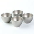 thumbnail image 1 of Tasse à Thé de Camping Extérieure Portable pour Pique-Nique Batterie de Cuisine en Titane à Double Paroi Tasse à Thé de Randonnée Accessoire de Boisson, 1 of 8