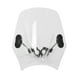 thumbnail image 1 of Motorcycle Windshield for Keeway Superlight 125/150/200 Universal ABS Motorcycle Windshield Wind Deflector Windscreen Covers Screen Transparent, 1 of 5