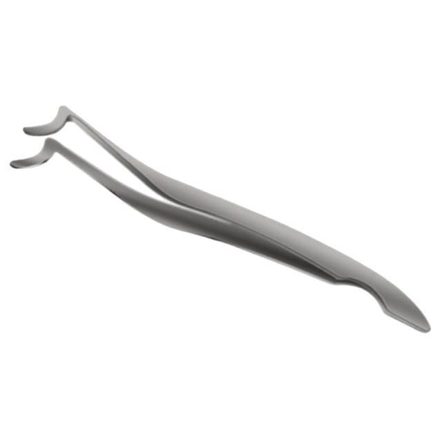 HEALEEP Eyelash Tweezers Lash Extension Tool 1Pack Silver 11.8x0.79in for Eyelash Application