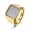 Gold Silver, variant on Stainless Steel Platinum Plated Gold Silver Men's Band Ring Carbon Fiber Statement Polished Comfort Fit Textured Size 10 B555