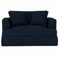 thumbnail image 5 of Sunset Trading Newport Slipcover 52" Fabric Chair & A Half with Ottoman in Navy, 5 of 5