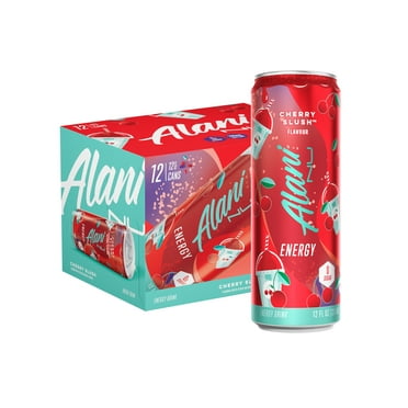 Alani Nu Sugar Free Energy Drink, Cherry Slush, 12 fl oz, 12 Pack, Cans, 200mg Caffeine