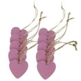 thumbnail image 2 of yuksok 10Pcs Painted Wood Heart Wooden Tag Hanging Craft DIY Home Decoration 10pcs, 2 of 7