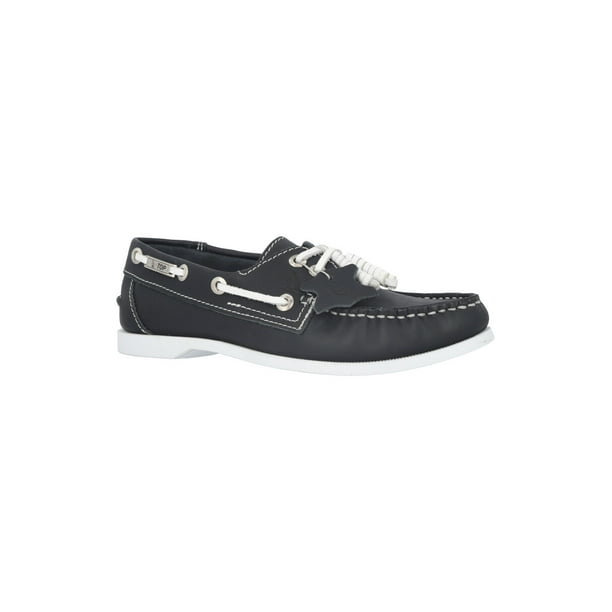 Zapato estilo Top Sailer, piel genuina, náutico, proceso artesanal, color marino talla 26.5 Top Sailer Clásico, náutico, casual