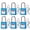 Blue-Keyed Different-2 keys per lock-6pack, variant on BOZZYS Lockout Tagout Locks 6-Pack, OSHA Blue Loto Locks Keyed Different, 2 Keys/Lock for Industrial Machinery & Electrical Panels, Chrome Steel & Laser Coding