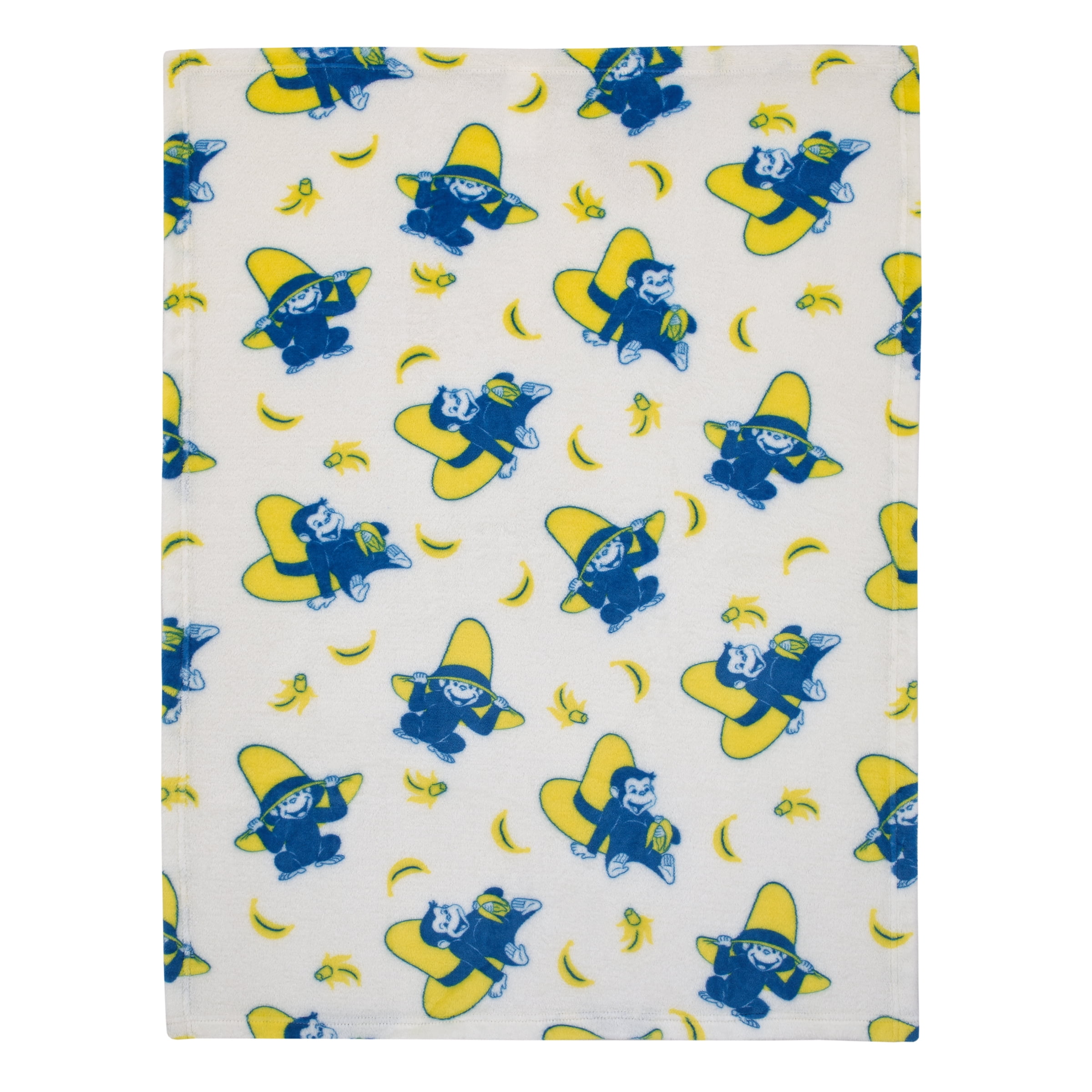 Curious George Printed Plush Baby Blanket, Infant Girl and Boy