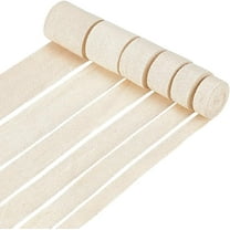 6 Sizes Cotton Twill Tape Ribbon 5/8~2-1/8 Inch Wide Herringbone Webbing Tape Roll Natural Twill Tape Ribbon for DIY Crafts Sewing Knit (Beige 13.1 Yards)