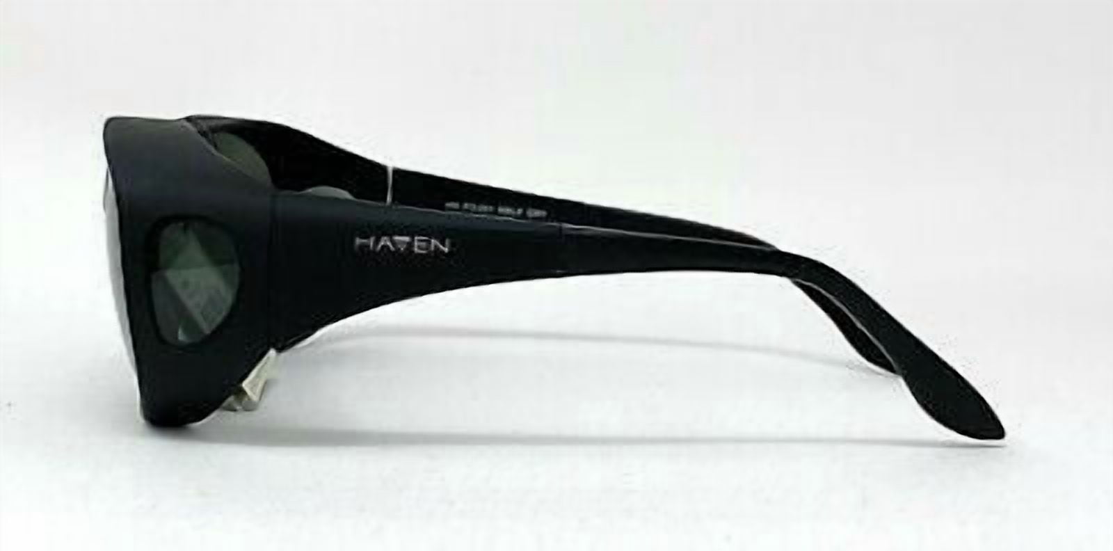 New HAVEN Fit Overs Sunwear POLARIZED Sunglasses Summerwood Large Black