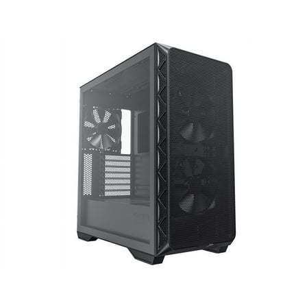 Montech AIR 903 BASE, E-ATX Mid Tower Case, High Airflow with Max Capacity, 3x 140mm PWM Fans Pre-installed, Tempered Glass Side Panel, Mesh Front, TYPE-C, Support 4090 GPUs, Black