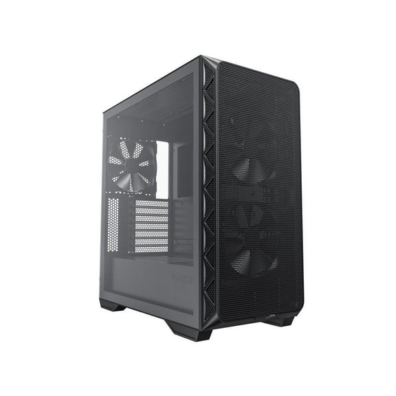 Montech AIR 903 BASE, E-ATX Mid Tower Case, High Airflow with Max Capacity, 3x 140mm PWM Fans Pre-installed, Tempered Glass Side Panel, Mesh Front, TYPE-C, Support 4090 GPUs, Black