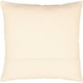 thumbnail image 3 of Surya Andrea NDR-005 18 x 18" Square Cotton Pillow Kit in Cream/Dark Brown, 3 of 5