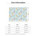 thumbnail image 5 of Yiaed Space With Dino Astronauts Print Blanket Throw Blanket Soft Cozy Flannel Blanket for Home Bed Sofa Couch Chair-40"x30", 5 of 6