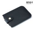 thumbnail image 1 of Card Blocr Credit Card Pop Up Wallet RFID Blocking Slim Minimalist Card Holder (Black Leather), 1 of 5