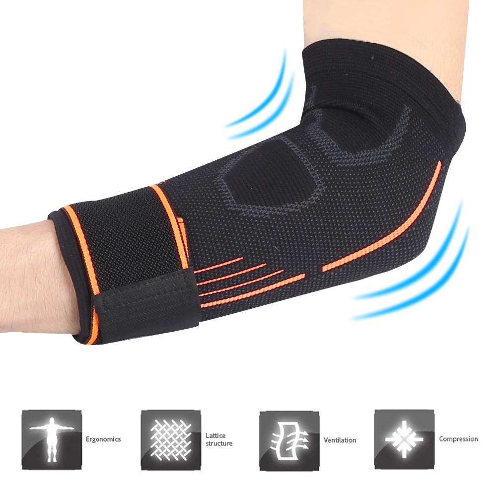 Coudières Réglables Et Respirantes Pour Sport - Protection Coude Baseball, Fitness, Tennis, Badminton, Tailles S/M/L