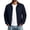 Navy, variant on FchengtaiS Men's Full Zip Up Bomber Jackets Long Sleeve Turndown Collar Lightweight Coat Windproof Outerwear with Zip Pocket