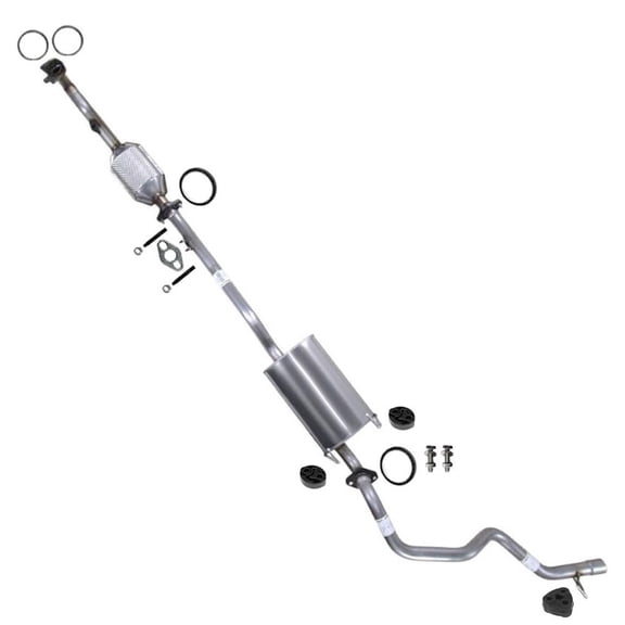 Northeastern Exhaust Catalytic, Muffler & Tail Pipe w/ Hangers Fits 1996-2000 Toyota 4Runner 3.4L (1999-2000 Federal Emission System Models Only) Direct Fit EPA-Approved | Stainless Steel System Kit
