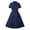B86 Navy womens summer dresses clearance under $5, variant on Women Dresses Clearance under $10! Xqxayjr Women's 1950s Vintage V Neck Short Sleeve Retro Cocktail Swing Dress Audrey Hepburn Style Plain A-line Dresses Church Wedding Guest Work Dresses