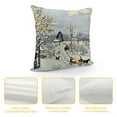 thumbnail image 4 of Orinice Horses Sleigh Winter Graphic Decorative Throw Pillow Cover for Home Couch Bed Sofa, High-Quality Christmas Winter Cushion Cover 1PC 20x20in, 4 of 5
