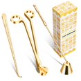 thumbnail image 1 of Kit para el cuidado de velas Calary, recortadora, apagapapeles y cazo, 1 of 7