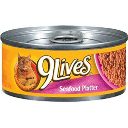 24 PACKS : 9 Lives Cat Food Case of 24