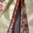 thumbnail image 6 of Christmas Tree Topper, 43" x 12" Burlap Bow with Long Streamers, Buffalo Check Tree Topper for Wreath Door Holiday Party Festival Xmas Decoration Supplies, 6 of 6
