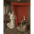 thumbnail image 2 of Aelbrecht, Bouts 12x14 White Modern Wood Framed Museum Art Print Titled - The Annunciation, 2 of 4