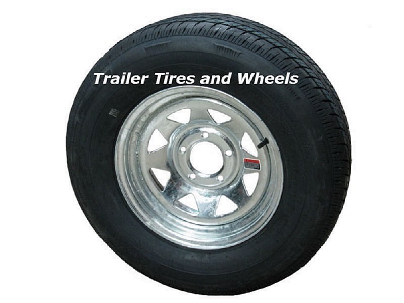 Buy ST205/75R14 LRC 6 PR Rainier ST Radial Trailer Tire on 14" 5 Lug G...