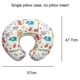 thumbnail image 2 of Funda de almohada de lactancia de flores, funda de almohada de lactancia para bebé, suave y cómoda, adecuada para almohada de lactancia recién nacida, 2 of 5