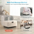 thumbnail image 3 of 2 in 1 Foot Massager Machine & Ottoman Rest, Shiatsu Foot Calf Massager with Heat, App Control, 3 of 9
