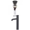 thumbnail image 1 of American Imaginations AI-29496 Deck Mount CUPC Approved Lead Free Brass Faucet Set In Black Color - Drain Incl., 1 of 5