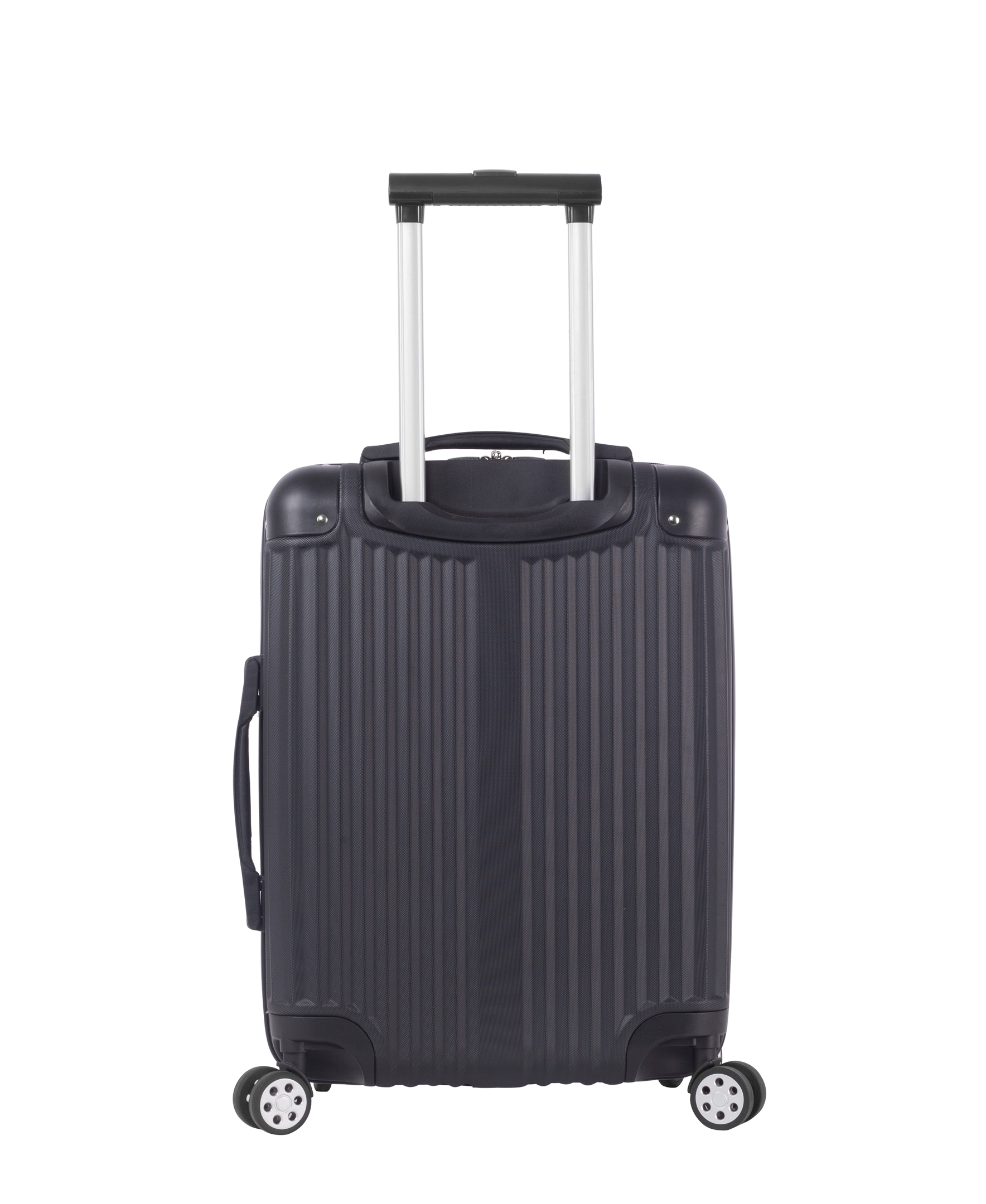 Rockland Luggage Berlin 3 Piece ABS Non-Expandable Luggage Set, Black - image 2 of 9