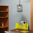 thumbnail image 6 of FSLiving Remote Control Pendant Light 1-Light H-Type Track Pendant Lamps Industrial Vintage Black Cage Pendant Light Modern Farmhouse Kitchen Lamp Stepless Dimming Color Changing Customizable, 6 of 7