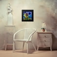 thumbnail image 4 of Wallas 15x15 Black Modern Framed Museum Art Print Titled - Sogno lunare, 4 of 5