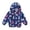 Deep blue, variant on Kids Baby Toddler Girls Cartoon Spring Fall Outerwear Windbreaker Zipper Hooded Jackets Coat 2-10T