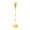 Yellow, variant on Outdoor Automatic Bubble Machine, Street Light Bubble Maker Long Handle with Lights and Music Funny Gift