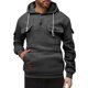 thumbnail image 1 of AUNVITO Women's Solid Color Hooded Sweatshirt Casual Pullover with Drawstring Long Sleeve Comfortable and Trendy, 1 of 4