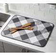 thumbnail image 4 of Better Homes & Gardens Microfiber Dish Drying Mat 18"x24" - Remington Plaid, 4 of 5