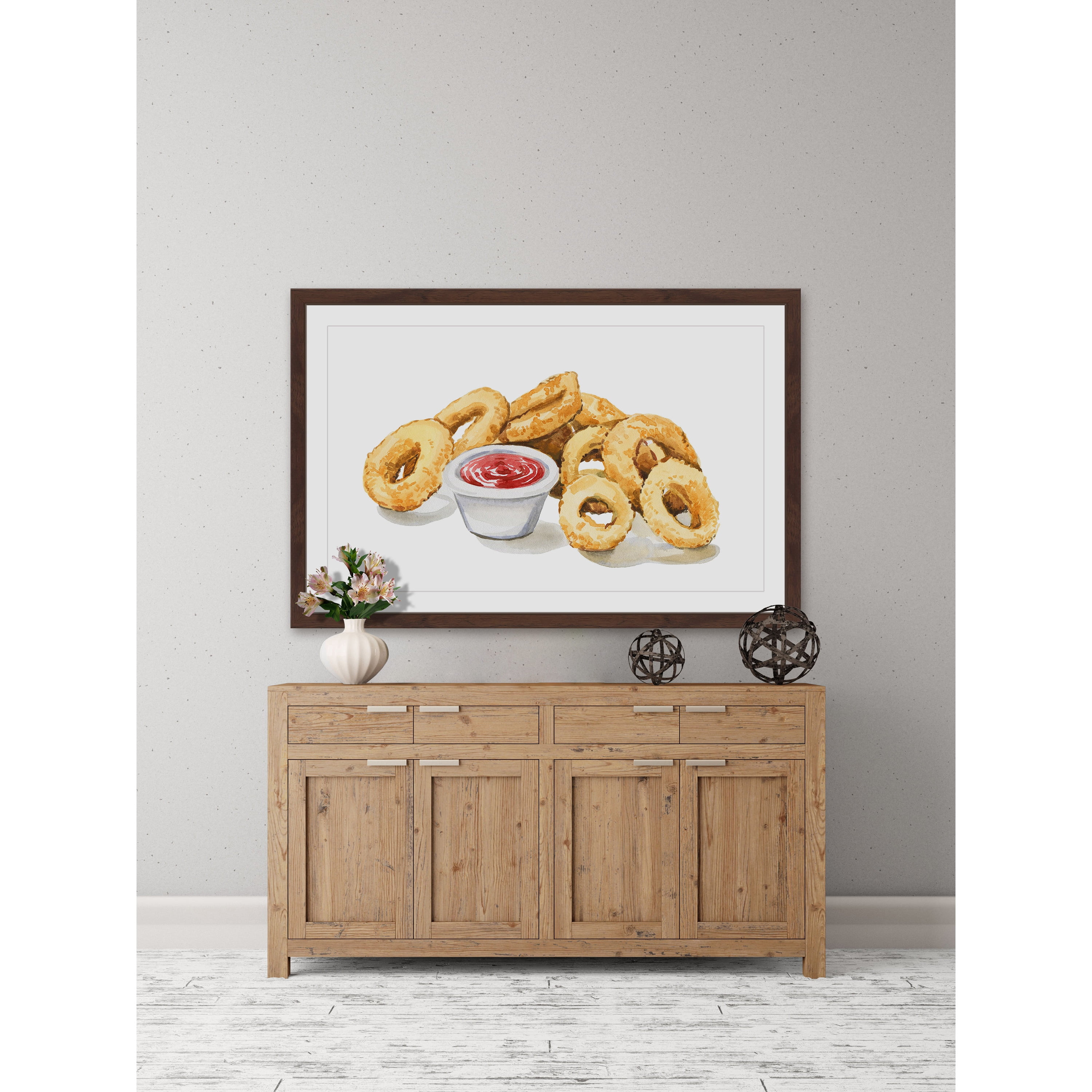 "Calamari" Framed Painting Print
