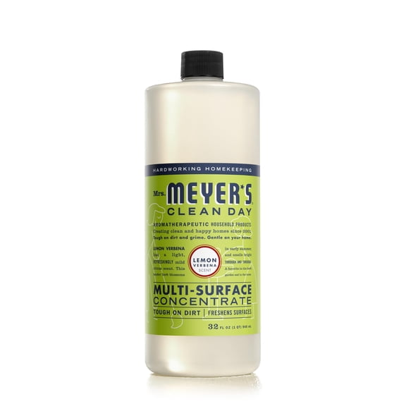 MRS. MEYER'S CLEAN DAY Multi-Surface Cleaner Concentrate, Use to Clean Floors, Tile, Counters, Lemon Verbena, 32 fl. oz C29
