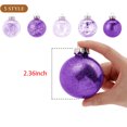 thumbnail image 2 of 30 Pcs Christmas Tree Baubles,Happon 2.36 inch Hanging Christmas Balls Ornaments,Christmas Baubles Shatterproof Balls with Strings for Xmas Tree Decorations, 2 of 6