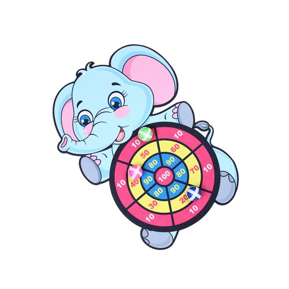 Maoww 1 Set Hanging Targets Kids Gift Safety Device Early Educational Shooting Boards Leisure Time Sports Toys Cartoon Dartboard Set No.2