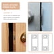 thumbnail image 4 of 2 piezas de placa de refuerzo para puerta con relleno para orificio de cerradura de seguridad, 4 of 7