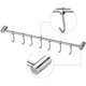 thumbnail image 3 of Ganchos para utensilios de cocina, estante para ollas, portavasos, ganchos de acero inoxidable, ganchos de cocina, clavijas para cocina y baño, 3 of 5
