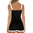 thumbnail image 4 of Tiqkatyck Tankini Swimsuits for Women Clearance, Women Fashion Vintage Two Piece Tankini Swimsuits Push Up Swimwear, Tankini Swimsuits for Women, Swim Suits for Women 2024 Black L, 4 of 5