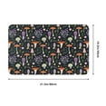 thumbnail image 5 of Mushrooms A Front Door Mat, Indoor Mats for Bedroom Bathroom Kitchen, Floor Mat Non-Slip, Soft Carpet Floor Cover Machine Washable Entryway Mat - 20x31.5in, 5 of 5