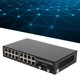 thumbnail image 5 of Conmutador De Medios De Fibra Ethernet, Plug And Play Hasta 25 Km 16 Puertos Eléctricos Convertidor De Medios De Fibra Ethernet Tx1310nm Rx1550nm Con Puerto SC Para Red, 5 of 7