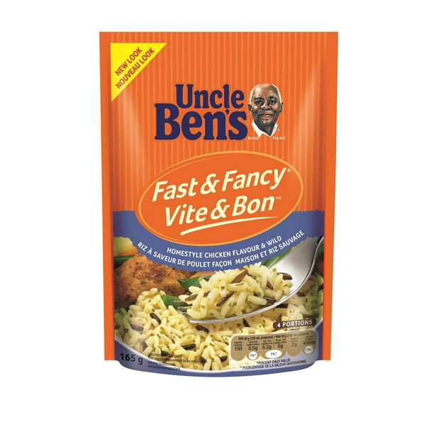 Riz à saveur de poulet et au riz sauvage Vite et Bon d'Uncle Ben's. Parfait à chaque fois!