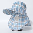 thumbnail image 4 of Shadoumai Hat with Fan Unisex USB and Solar Powered Fishing Brim Ventilador Wide Sunhat Outdoor Cooling Hats Hot Weather, 4 of 4