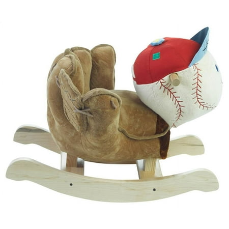 Homer Baseball Rocker with Softly Padded Seat